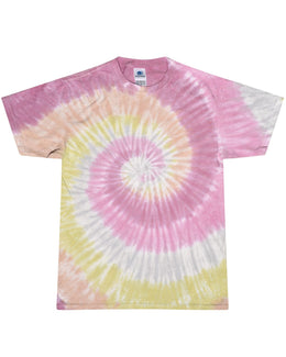 Tie-Dye 100% Cotton Tie Dye T-Shirt CD100 | Desert Rose - Front