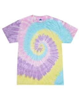 Tie-Dye 100% Cotton Tie Dye T-Shirt CD100 | Jellybean - Front
