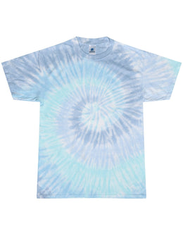 Tie-Dye 100% Cotton Tie Dye T-Shirt CD100 | Lagoon - Front