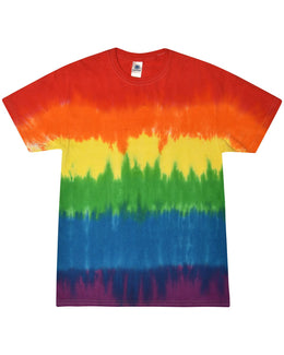 Tie-Dye 100% Cotton Tie Dye T-Shirt CD100 | Pride - Front