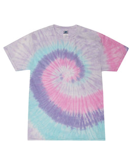 Tie-Dye 100% Cotton Tie Dye T-Shirt CD100 | Unicorn - Front