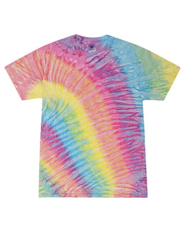 Tie-Dye 100% Cotton Tie Dye T-Shirt CD100 | Meadow - Front