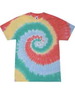 Tie-Dye Youth 100% Cotton Tie-Dyed T-Shirt CD100Y | Gum Drop - Front