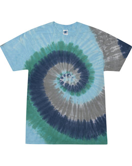 Tie-Dye Youth 100% Cotton Tie-Dyed T-Shirt CD100Y | Earth - Front