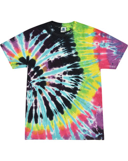 Tie-Dye Youth 100% Cotton Tie-Dyed T-Shirt CD100Y | Flashback - Front