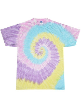 Tie-Dye Youth 100% Cotton Tie-Dyed T-Shirt CD100Y | Jellybean - Front