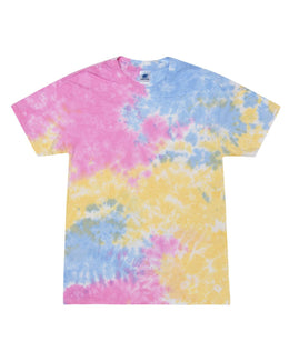 Tie-Dye Youth 100% Cotton Tie-Dyed T-Shirt CD100Y | Sherbet - Front