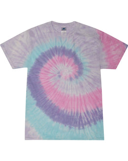Tie-Dye Youth 100% Cotton Tie-Dyed T-Shirt CD100Y | Unicorn - Front