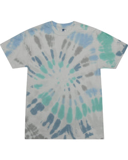 Tie-Dye Youth 100% Cotton Tie-Dyed T-Shirt CD100Y | Glacier - Front