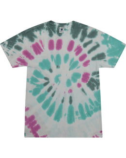 Tie-Dye Youth 100% Cotton Tie-Dyed T-Shirt CD100Y | Everglades - Front