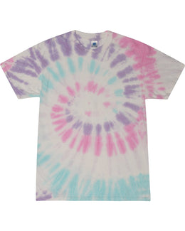 Tie-Dye Youth 100% Cotton Tie-Dyed T-Shirt CD100Y | Acadia - Front