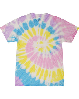 Tie-Dye Youth 100% Cotton Tie-Dyed T-Shirt CD100Y | Gummy Bear - Front