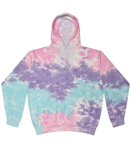 Tie-Dye Pullover Hoodie CD877 | Cotton Candy - Front