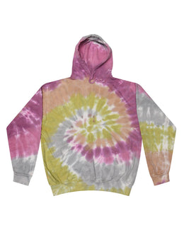 Tie-Dye Pullover Hoodie CD877 | Desert Rose - Front