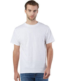 Champion Adult Ringspun Cotton T-Shirt CP10 | White - Front
