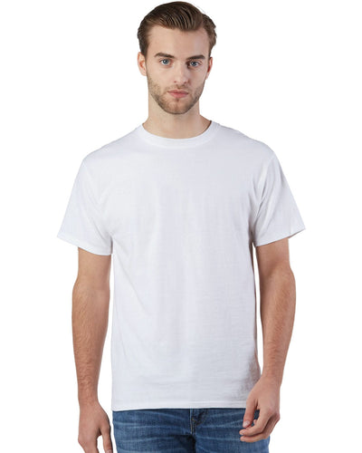 Champion Adult Ringspun Cotton T-Shirt CP10 | White - Front