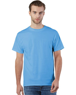 Champion Adult Ringspun Cotton T-Shirt CP10 | Light Blue - Front