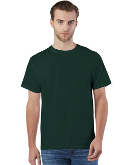 Champion Adult Ringspun Cotton T-Shirt CP10 | Dark Green - Front