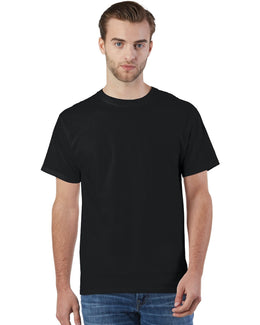 Champion Adult Ringspun Cotton T-Shirt CP10 | Black - Front