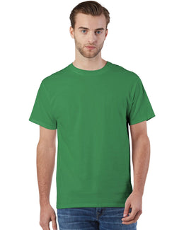 Champion Adult Ringspun Cotton T-Shirt CP10 | Kelly Green - Front