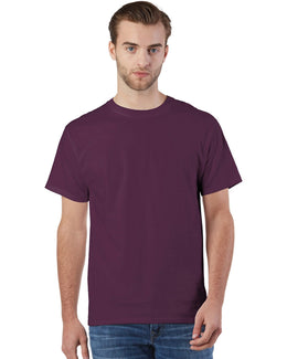 Champion Adult Ringspun Cotton T-Shirt CP10 | Maroon - Front