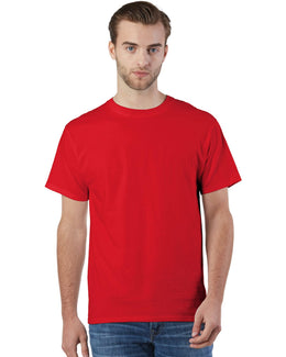 Champion Adult Ringspun Cotton T-Shirt CP10 | Athletic Red - Front