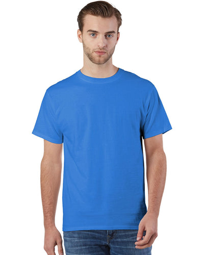 Champion Adult Ringspun Cotton T-Shirt CP10 | Bluebell Breeze - Front