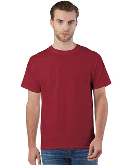 Champion Adult Ringspun Cotton T-Shirt CP10 | True Cardinal - Front