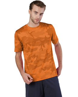 Champion Double Dry Performance T-Shirt CW22 | Sfty Orange Camo - Front