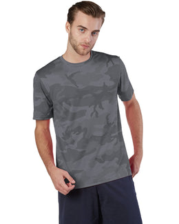 Champion Double Dry Performance T-Shirt CW22 | Stone Gray Camo - Front
