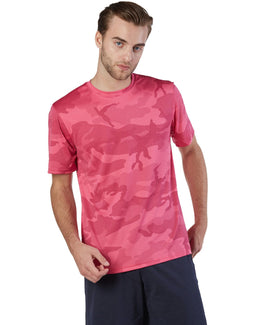 Champion Double Dry Performance T-Shirt CW22 | Wow Pink Camo - Front