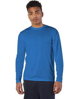 Champion Double Dry Long Sleeve T-Shirt CW26 | Royal Blue - Front