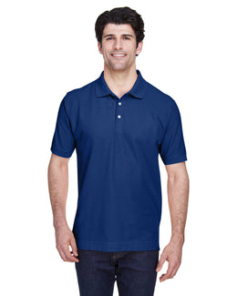 Devon & Jones Fine Pima Pique Polo Shirt D100 | True Royal - Front