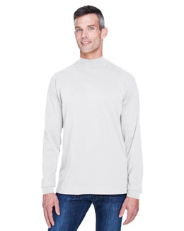 Devon & Jones Sueded Mock Turtleneck D420 | White - Front