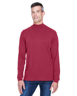 Devon & Jones Sueded Mock Turtleneck D420 | Crimson - Front