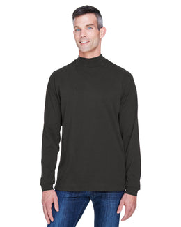 Devon & Jones Sueded Mock Turtleneck D420 | Black - Front