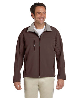 Devon & Jones Soft Shell Jacket D995 | Brown - Front