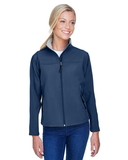 Devon & Jones Ladies Soft Shell Jacket D995W | Navy - Front