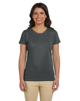 Econscious Ladies Organic Cotton Short Sleeve T-Shirt EC3000 | Charcoal - Front