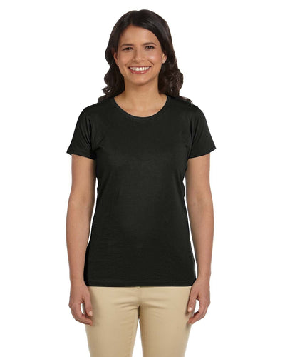 Econscious Ladies Organic Cotton Short Sleeve T-Shirt EC3000 | Black - Front