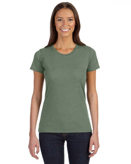 Econscious Ladies Blended Eco T-Shirt EC3800 | Asparagus - Front