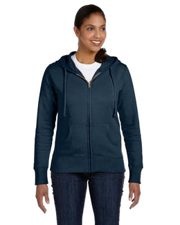 Econscious Ladies Organic/Recycled Full-Zip Hoodie EC4501 | Pacific - Front