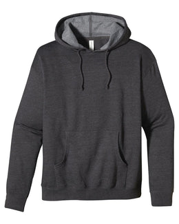 Econscious Organic/Recycled Heathered Fleece Pullover Hoodie EC5570 | Charcoal - Front