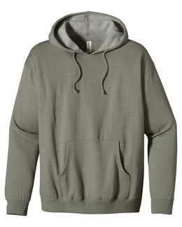 Econscious Organic/Recycled Heathered Fleece Pullover Hoodie EC5570 | Military Green - Front