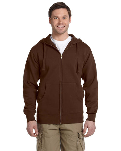 Econscious Organic/Recycled Full-Zip Hoodie EC5650 | Earth - Front