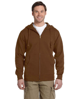 Econscious Organic/Recycled Full-Zip Hoodie EC5650 | Legacy Brown - Front