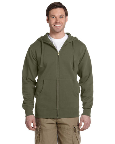 Econscious Organic/Recycled Full-Zip Hoodie EC5650 | Jungle - Front