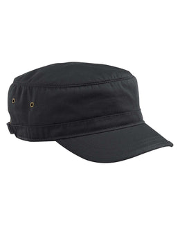 Econscious Organic Cotton Twill Corps Hat EC7010 | Black - Front
