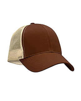 Econscious Eco Trucker Organic/Recycled Cap EC7070 | Earth/ Oyster - Front