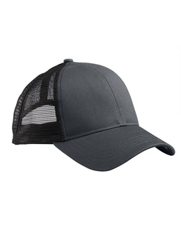 Econscious Eco Trucker Organic/Recycled Cap EC7070 | Charcoal/ Black - Front